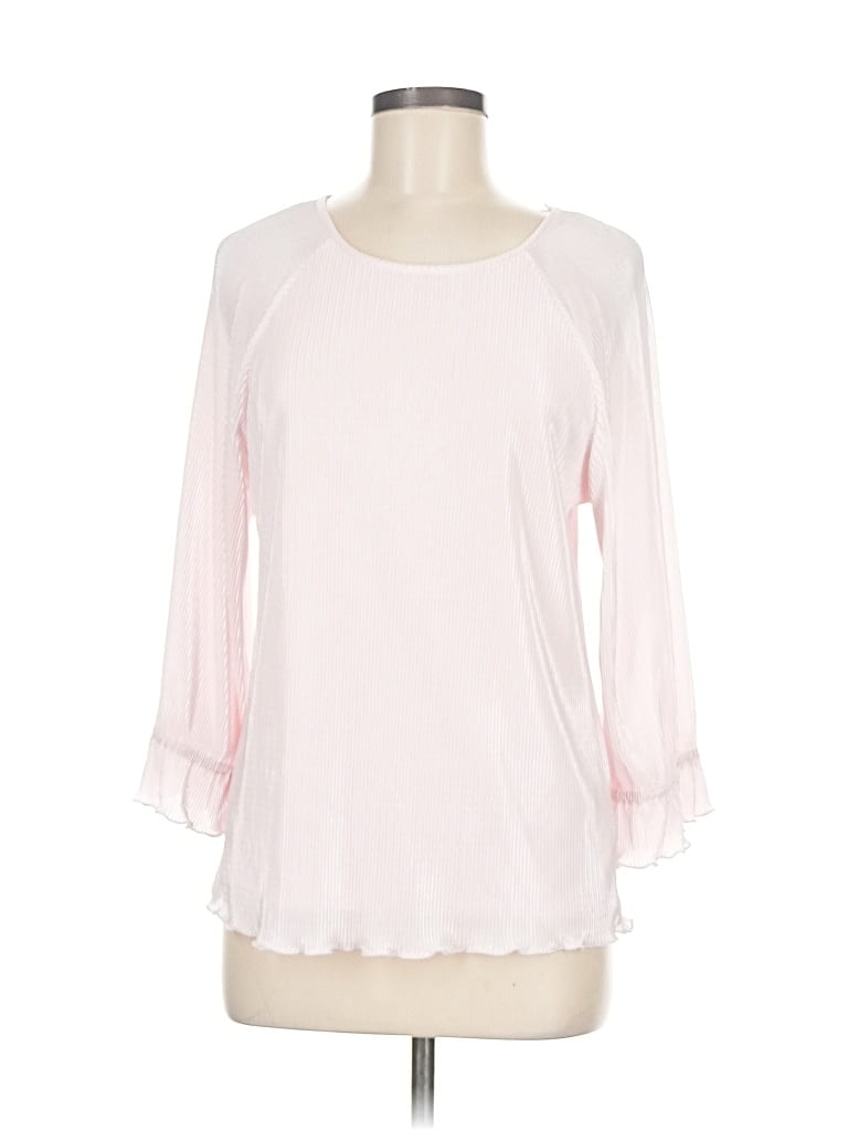 1.STATE Pre-owned 3/4 Sleeve Blouse In Pink