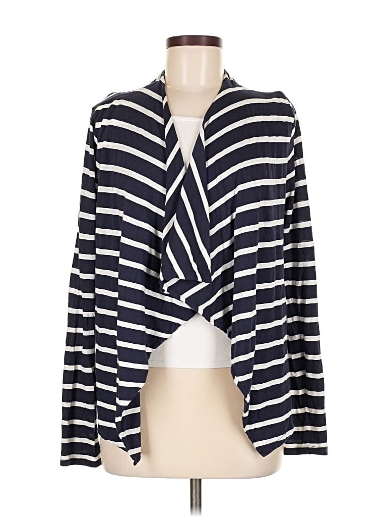 Pre-owned J.crew Factory Store Cardigan Sweater In Blue