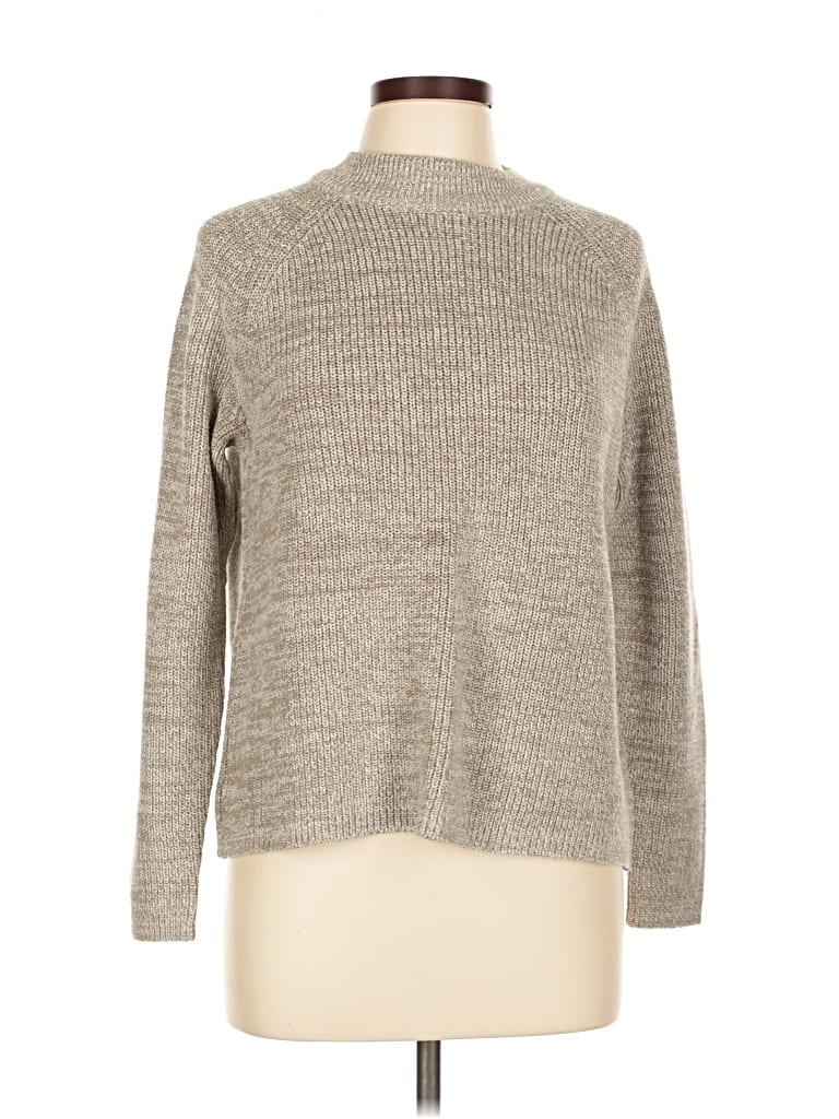 Pre-owned H&m Turtleneck Sweater In Brown
