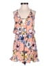 Sienna Sky 100% Polyester Floral Pink Romper Size XS - photo 1