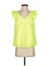 Lilly Pulitzer Yellow Sleeveless Blouse Size S - photo 1