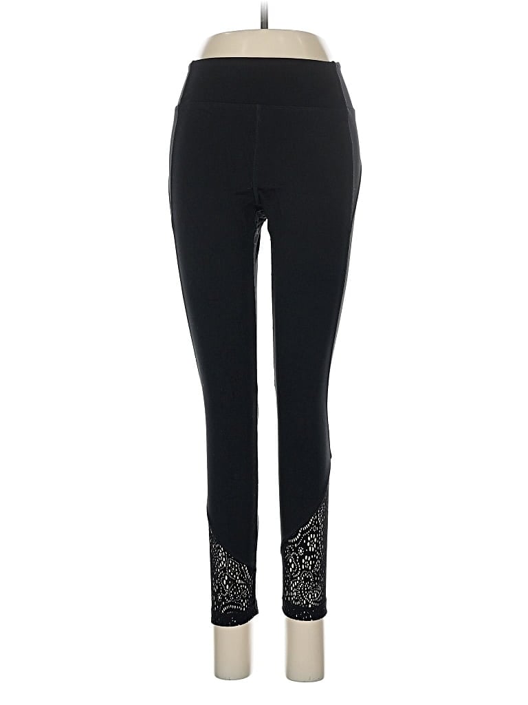 Pre-owned Victoria's Secret Pink Active Pants In Black