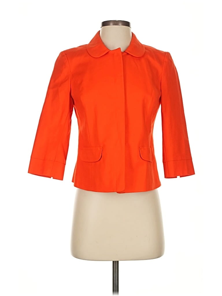 Pre-owned Ann Taylor Loft Jacket In Orange