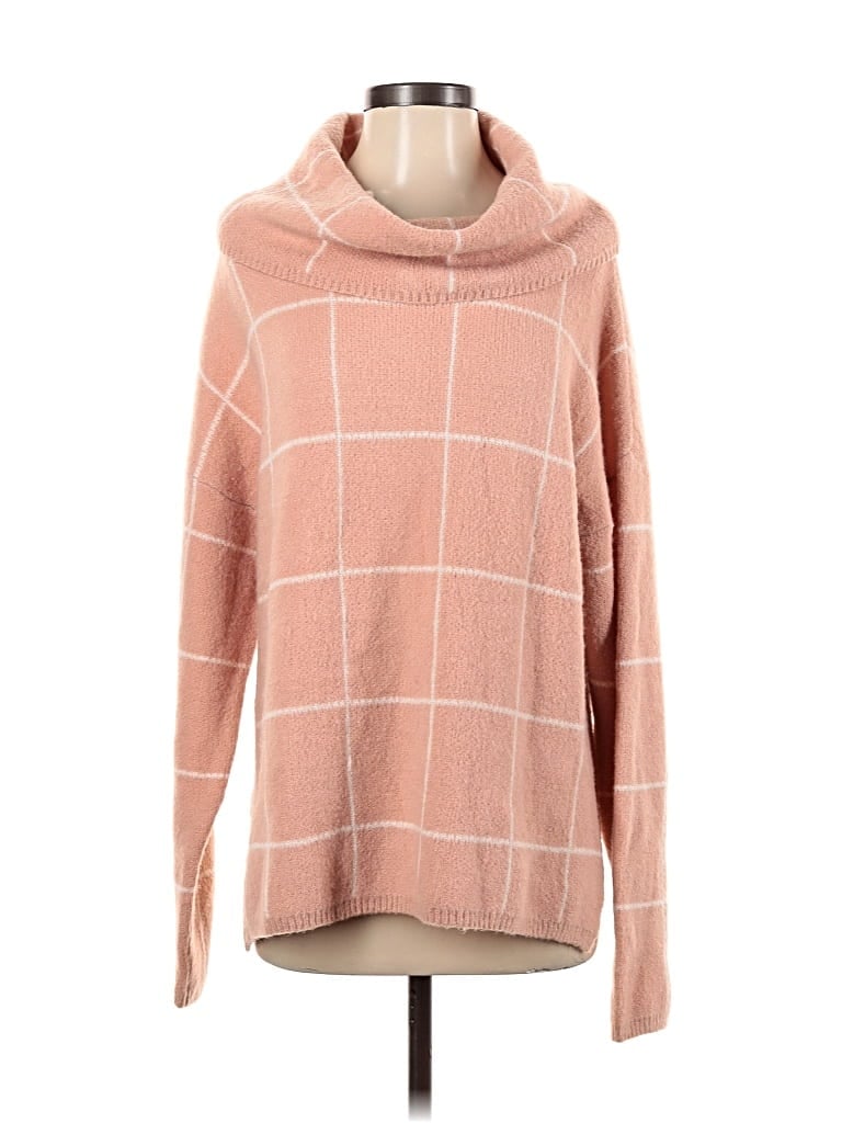 Pre-owned Lulus Turtleneck Sweater In Pink