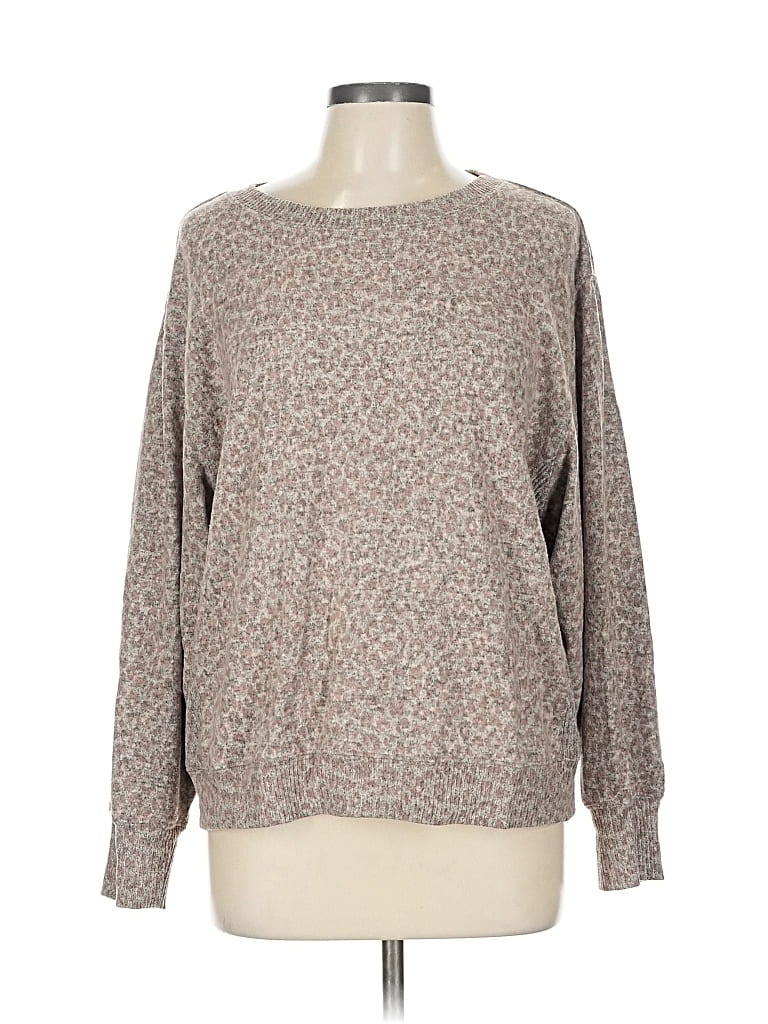 Pre-owned Workshop Republic Clothing Pullover Sweater In Brown