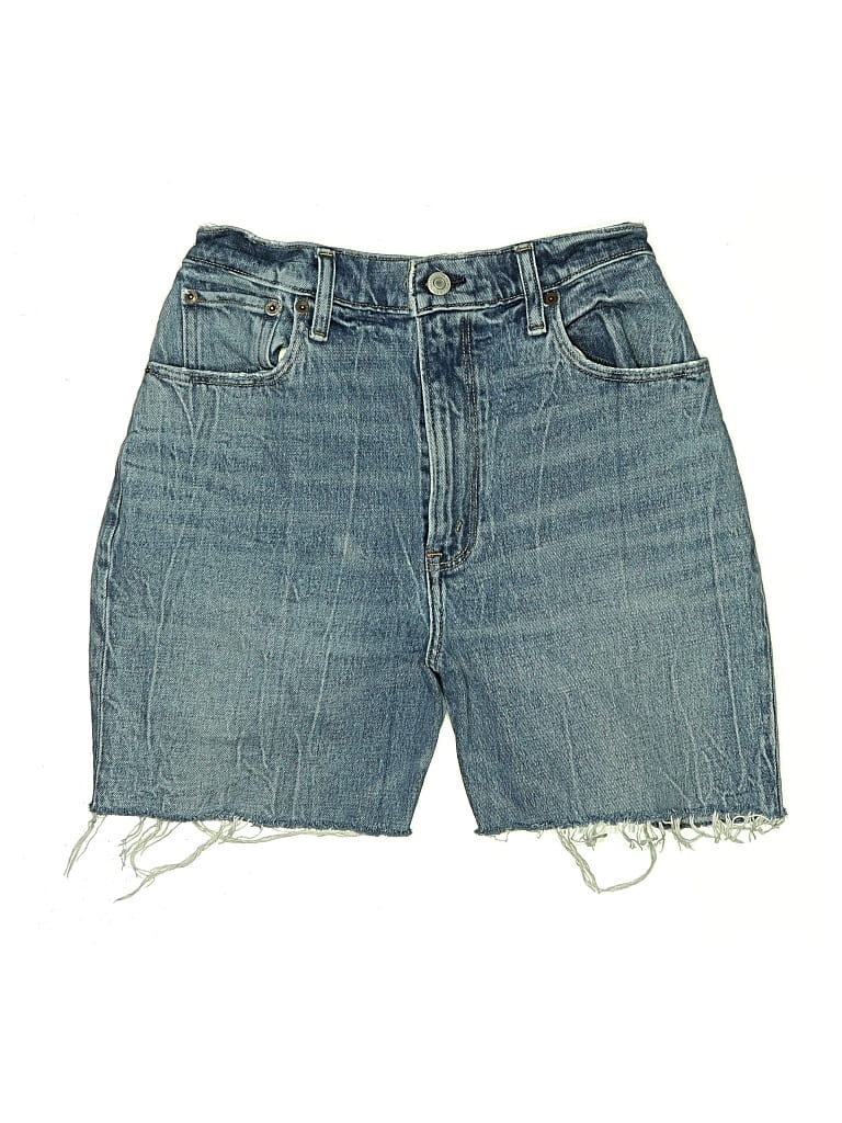 Pre-owned Abercrombie & Fitch Denim Shorts In Blue