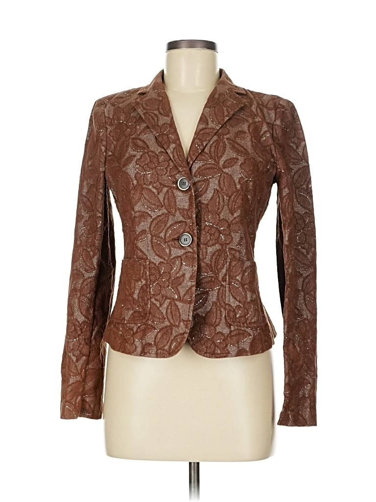 Pre-owned Donna Karan Blazer Jacket In Brown