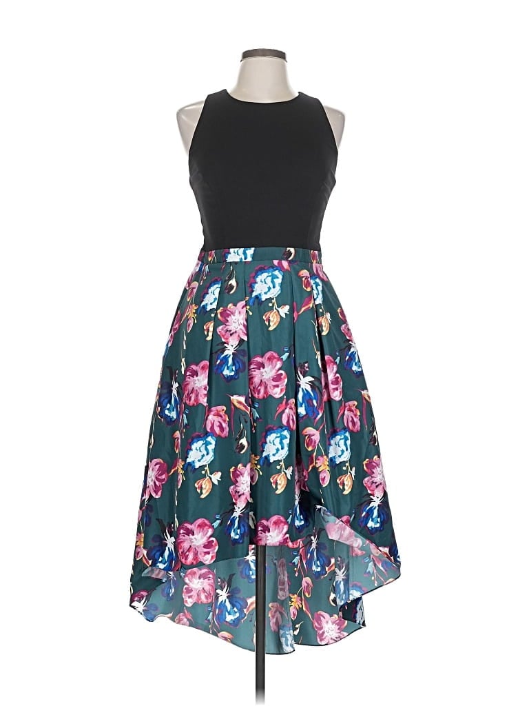 Pre-owned Aidan Mattox Cocktail Dress In Black