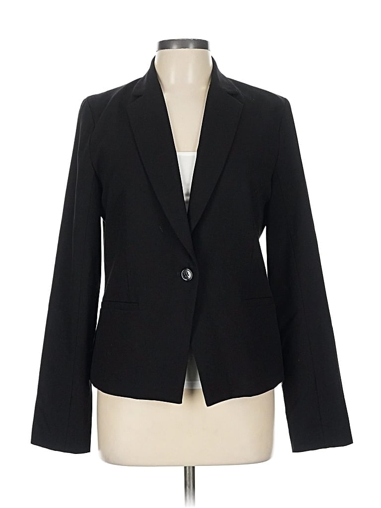 Pre-owned Amanda + Chelsea Blazer Jacket In Black