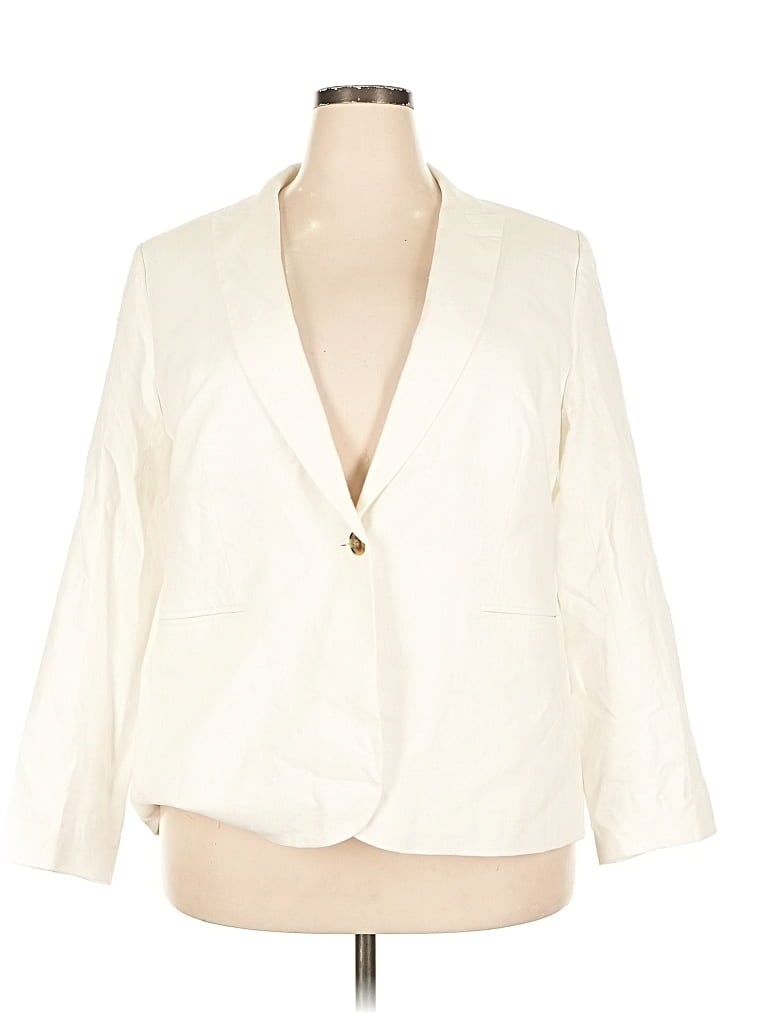J.crew Factory Store Blazer Jacket In White