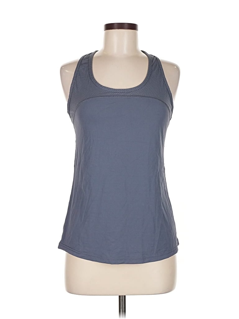 Pre-owned Gap Fit Active Tank Top In Gray