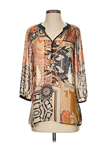 Trinity 3/4 Sleeve Blouse (view 1)