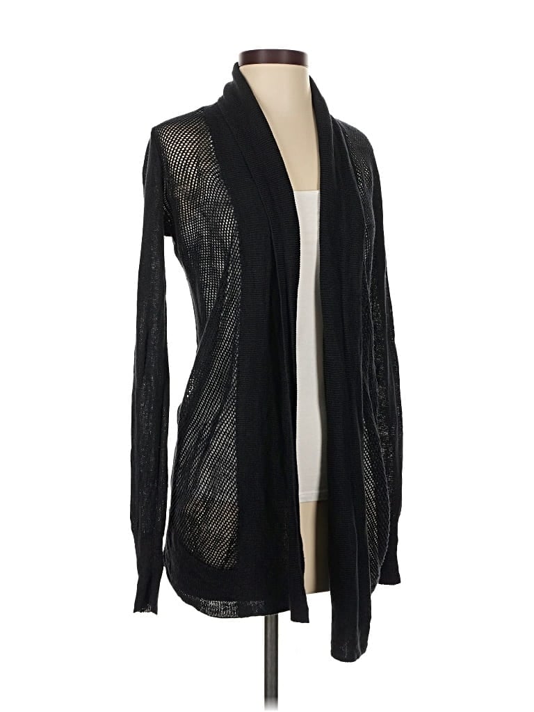 Pre-owned Theory Cardigan Sweater In Black