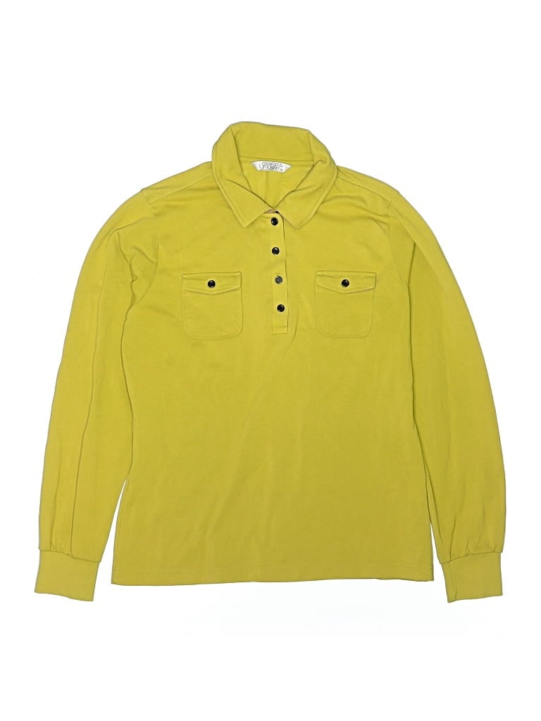 Pre-owned Assorted Brands Kids' Long Sleeve Button Down Shirt In Yellow