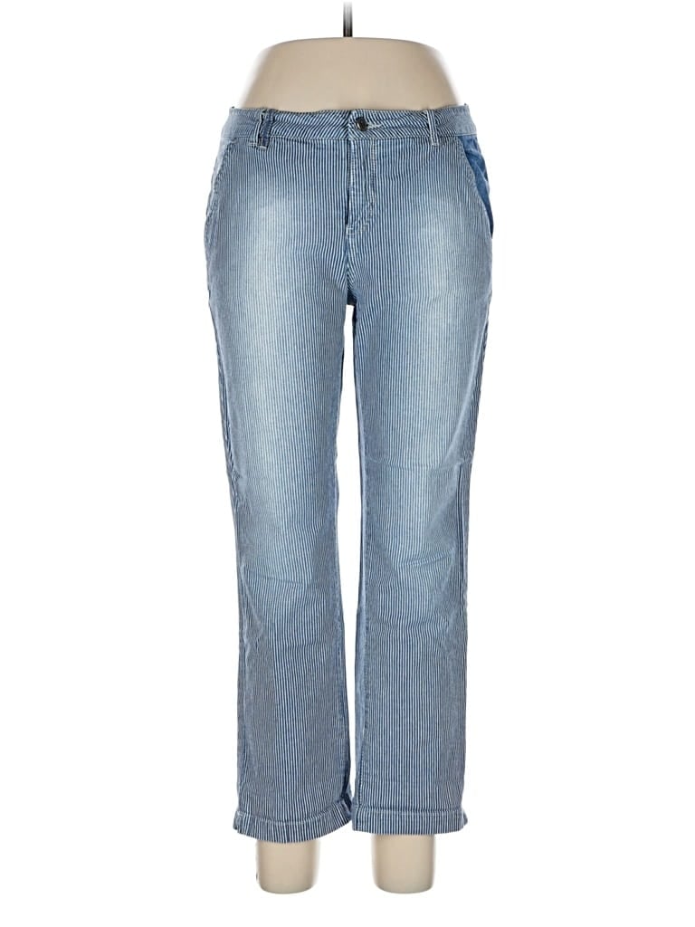 Pre-owned Pilcro And The Letterpress Jeans In Blue