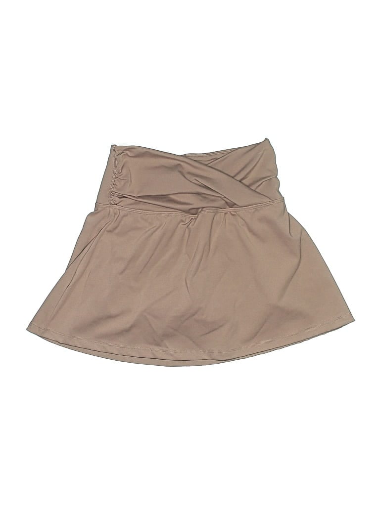 Pre-owned Yogalicious Active Skort In Brown