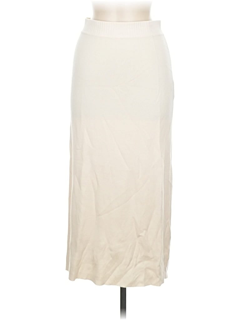 LAURÈL Pre-owned Casual Skirt In White