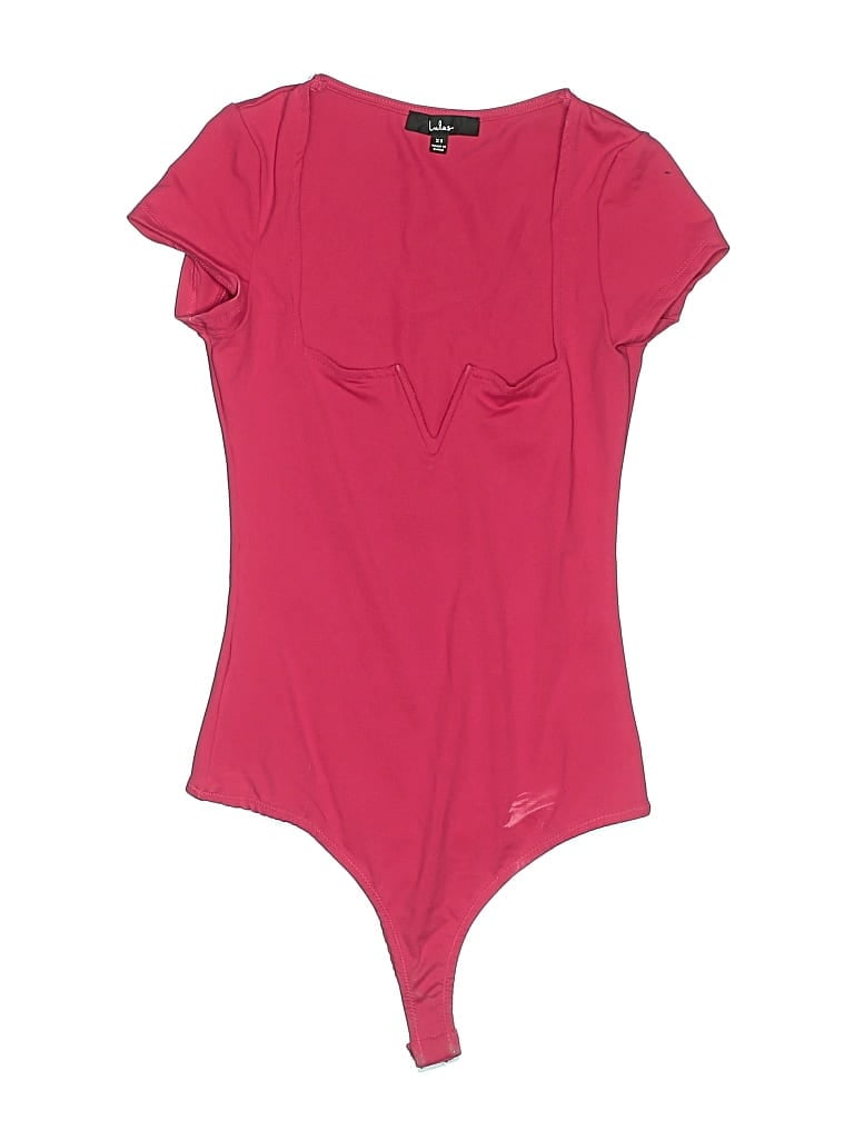 LULUS Pre-owned Bodysuit In Pink