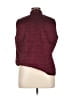 Chico's 100% Polyester Burgundy Vest Size XL (3) - photo 2