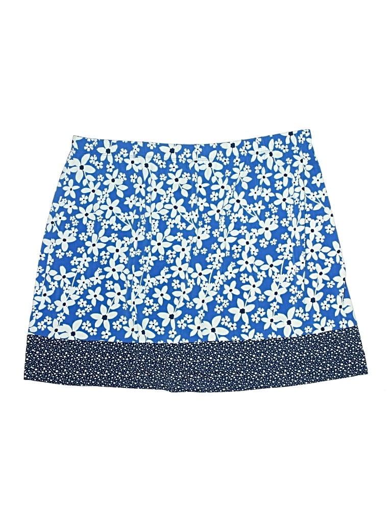 Pre-owned Susan Graver Casual Skirt In Blue