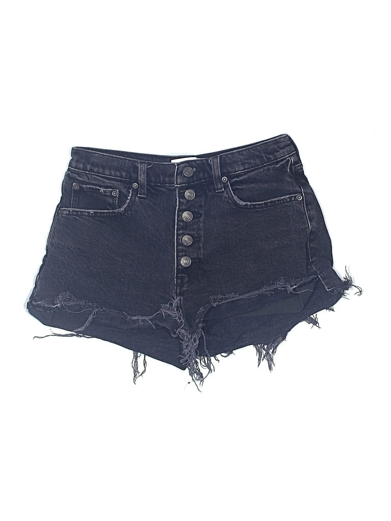 ABERCROMBIE & FITCH Pre-owned Denim Shorts In Black