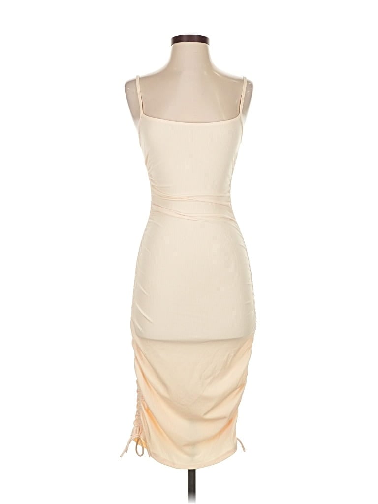 Pre-owned Acoa Collection Cocktail Dress In White
