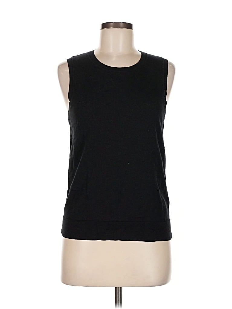Pre-owned J.crew Factory Store Sweater Vest In Black