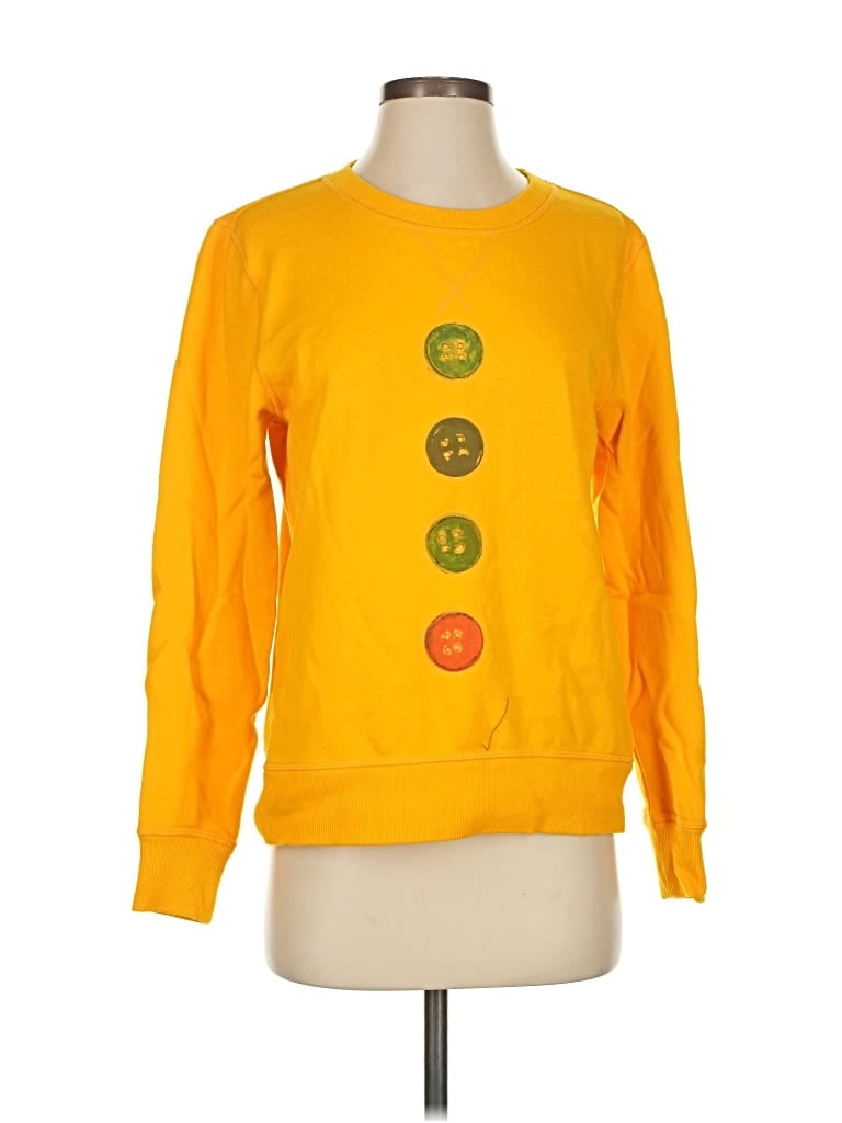 Pre-owned Amazon Essentials Sweatshirt In Yellow
