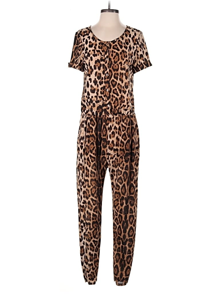 Pre-owned Grace & Emma Jumpsuit In Brown