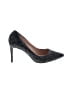 James Chan Black Silver Heels Size 6 1/2 - photo 1