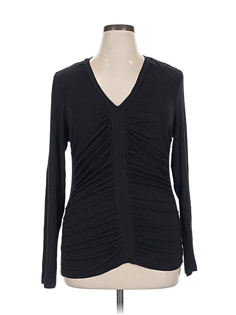 Pre-owned Grace Elements Long Sleeve T-shirt In Black