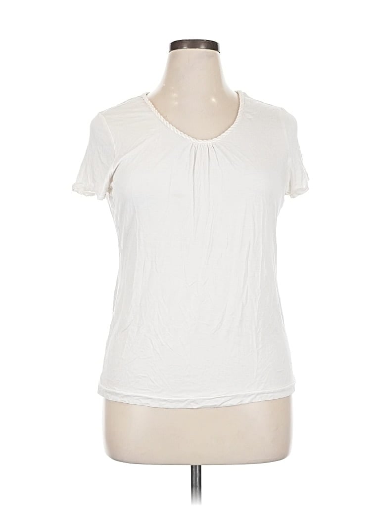 Pre-owned Iris Singer Collection Short Sleeve T-shirt In White