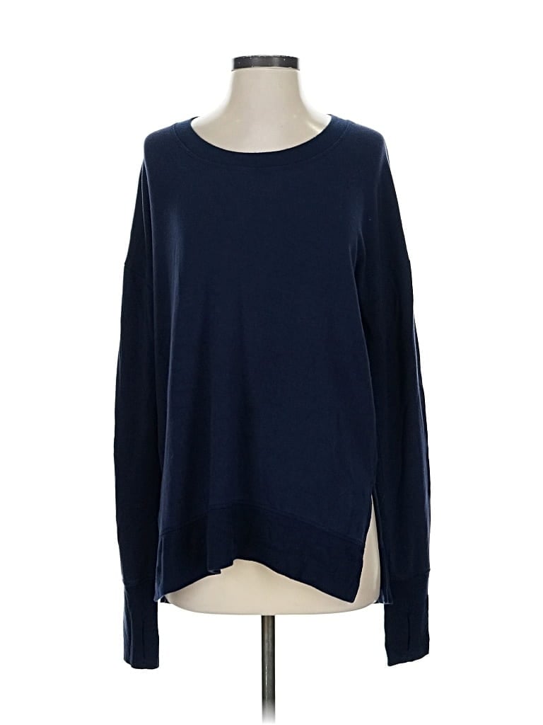 ATHLETA Pre-owned Pullover Sweater In Blue