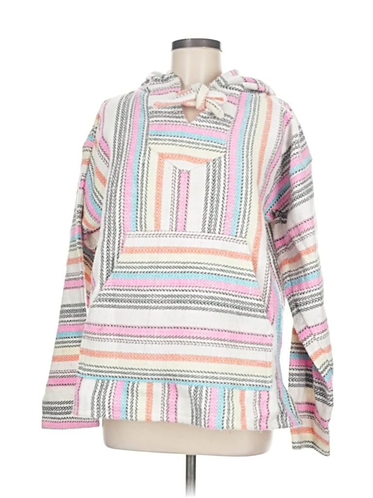 Pre-owned Assorted Brands Pullover Sweater In White