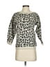 Gap Animal Print Silver Pullover Sweater Size XS (petite) - photo 1