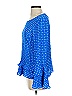 Worthington 100% Polyester Blue Long Sleeve Blouse Size XS - photo 5