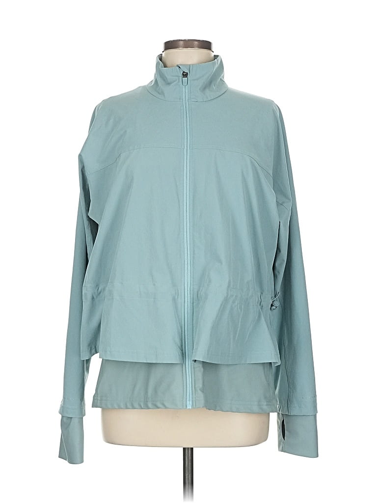 Pre-owned Sweaty Betty Track Jacket In Blue