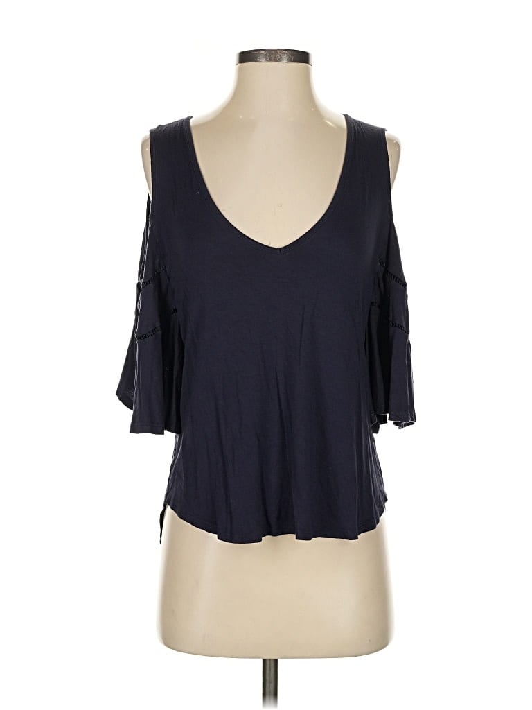 ELLA MOSS Pre-owned 3/4 Sleeve T-shirt In Blue