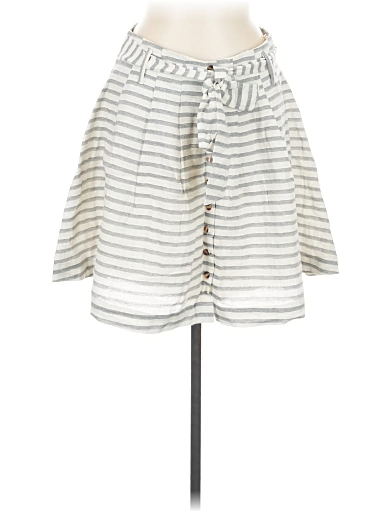 Pre-owned Blue Rain Casual Skirt In White