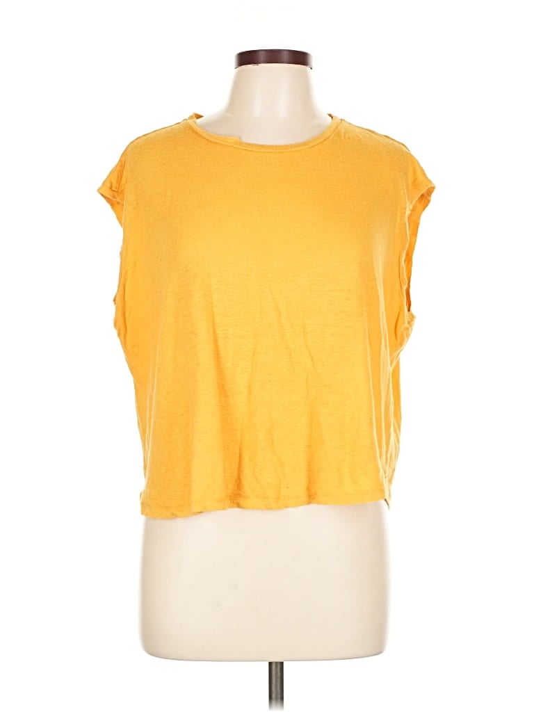 Pre-owned Lou & Grey Sleeveless T-shirt In Yellow