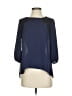 Soprano Blue 3/4 Sleeve Blouse Size S - photo 1