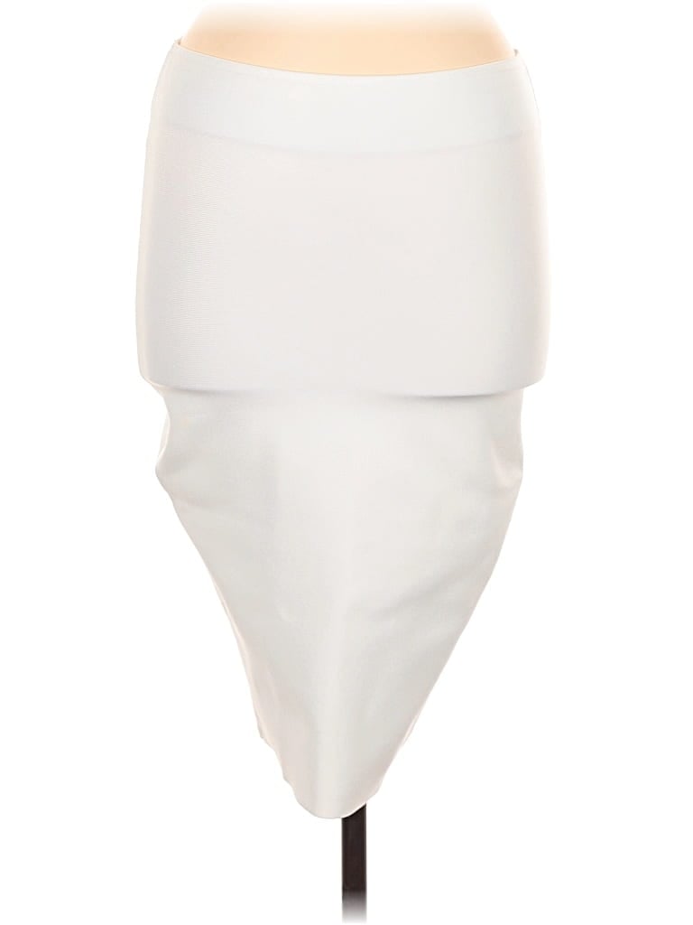 Fashion Nova Formal Skirt In White