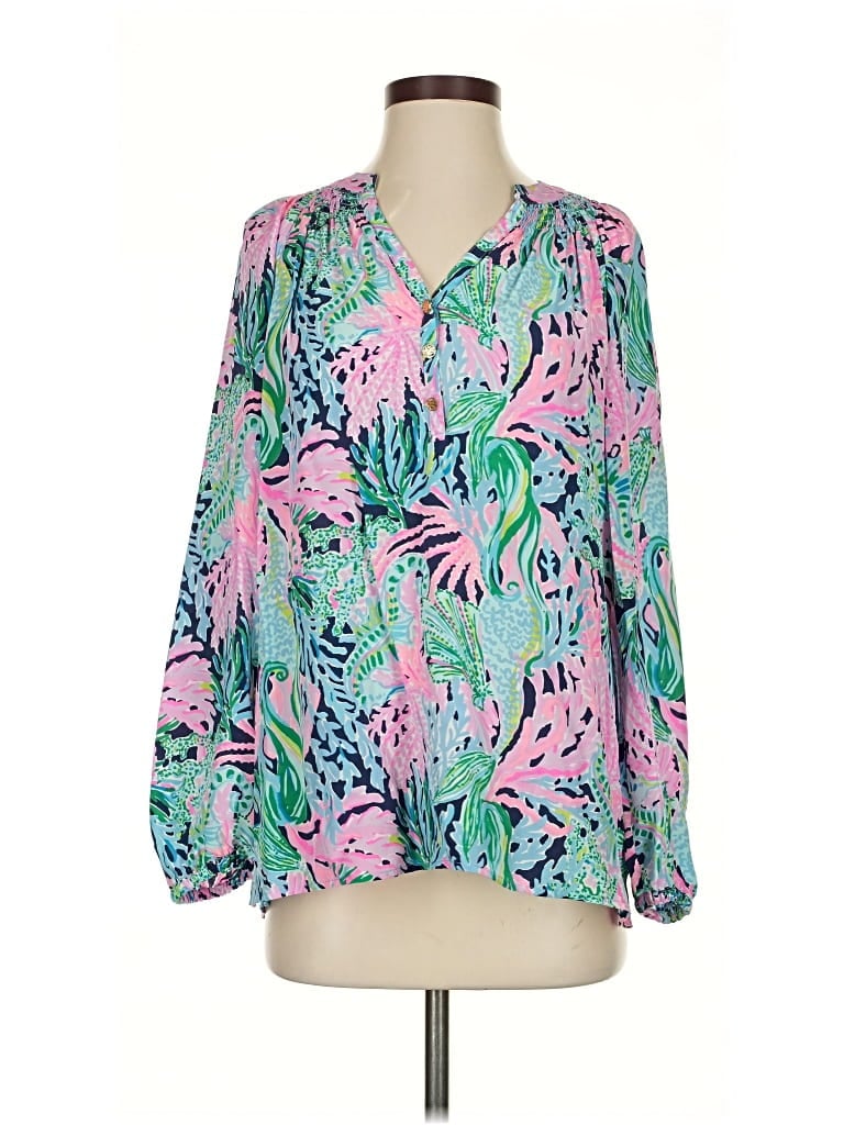 LILLY PULITZER Pre-owned 3/4 Sleeve Blouse In Green