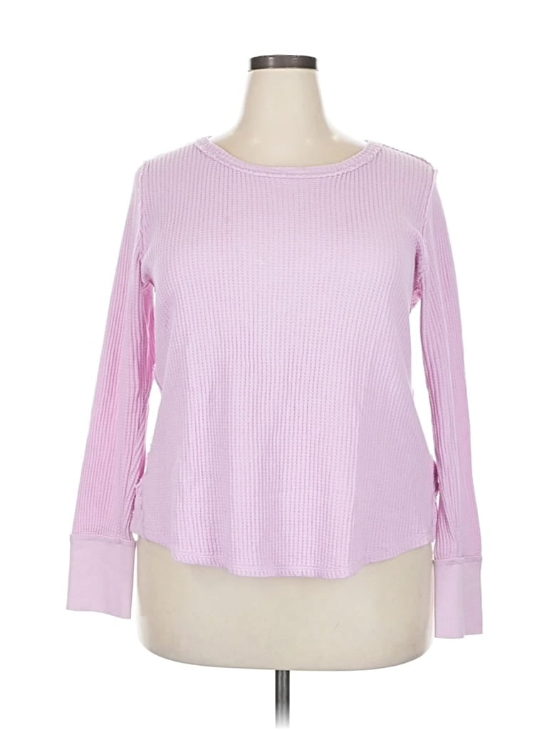 Pre-owned Torrid Long Sleeve T-shirt In Pink