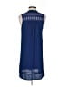 Mine 100% Polyester Solid Blue Casual Dress Size S - photo 2