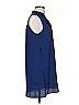 Mine 100% Polyester Solid Blue Casual Dress Size S - photo 4