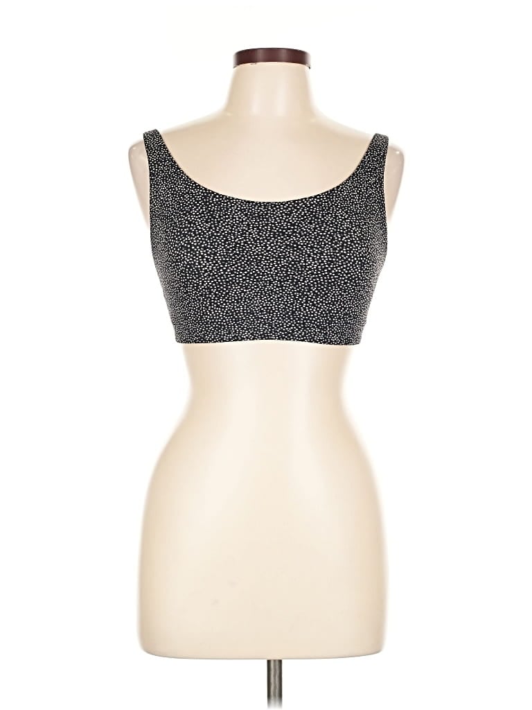 Pre-owned Lululemon Athletica Tank Top Silver Strapless Neckline Tops