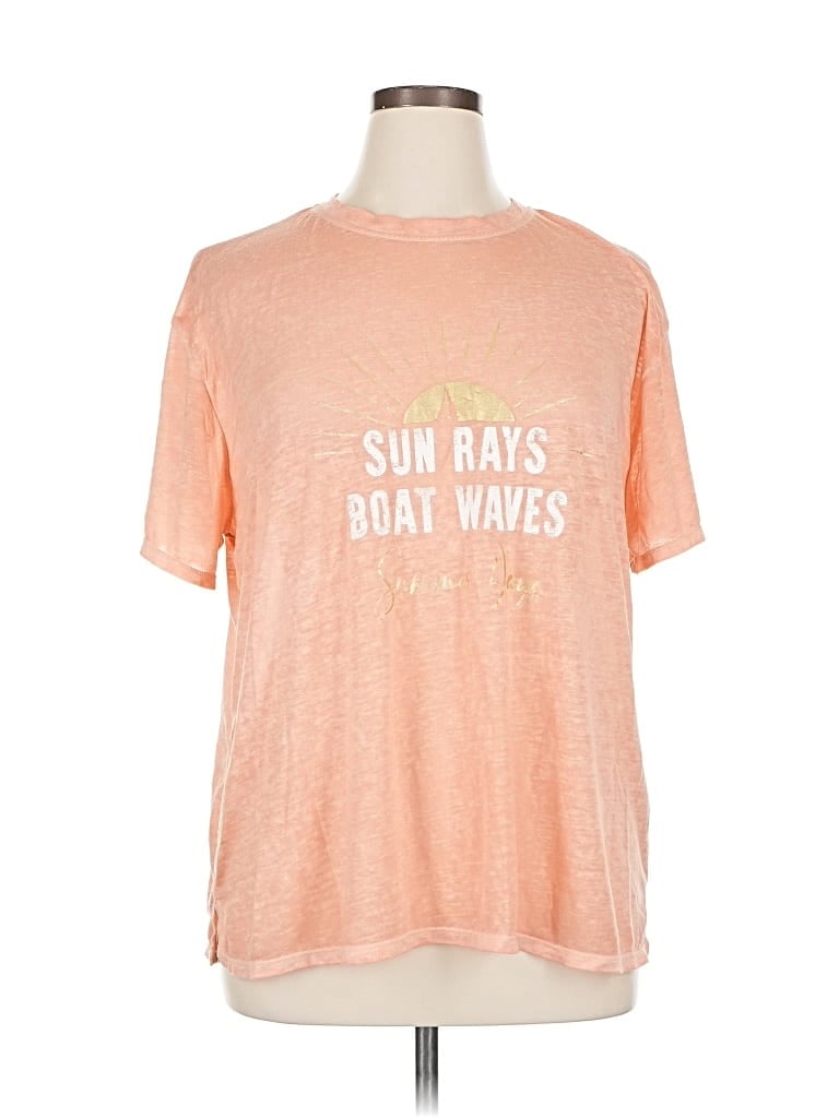 Pre-owned Maurices Short Sleeve T-shirt In Orange