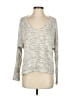 Splendid Metallic Silver Pullover Sweater Size XS - photo 1