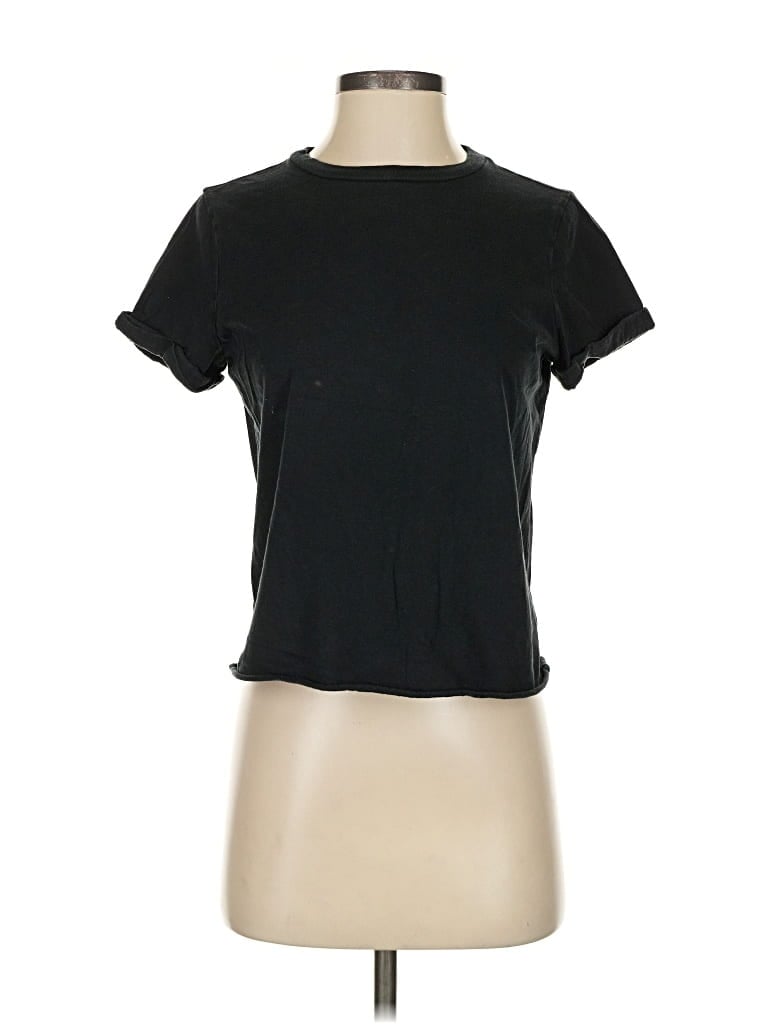 Pre-owned Wild Fable Short Sleeve T-shirt In Black